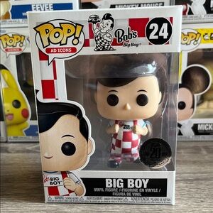 Funko Pop Bob's Big Boy Figure - Red and White